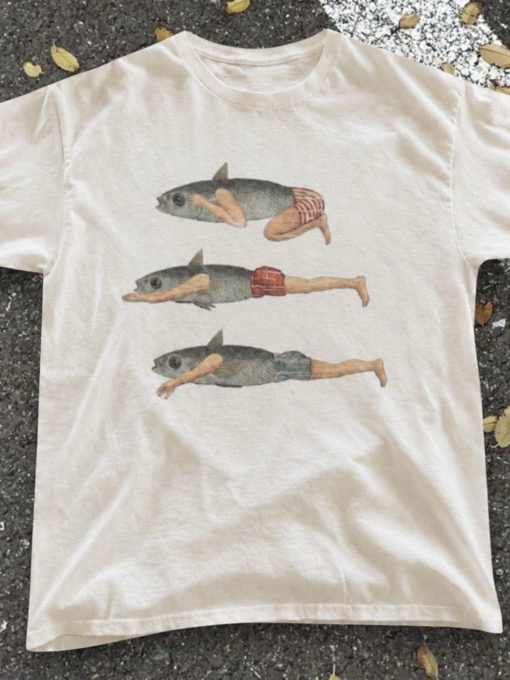 White Fish Graphic Pet T-Shirt